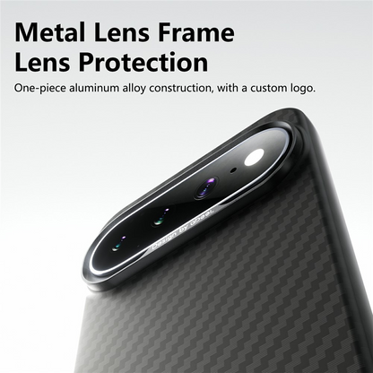 Hülle für Google Pixel 10 Pro / 10, Abeei, Carbon Minimalistisch, Schwarz