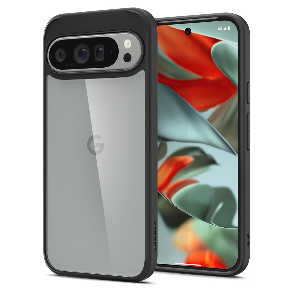 Hülle für Google Pixel 9 Pro XL, Spigen, Ultra Hybrid, Schwarz ACS07724