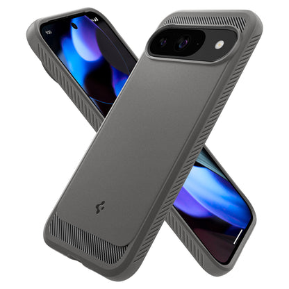 Hülle für Google Pixel 9 / 9 Pro, Spigen, Rugged Armor, Grau ACS07783