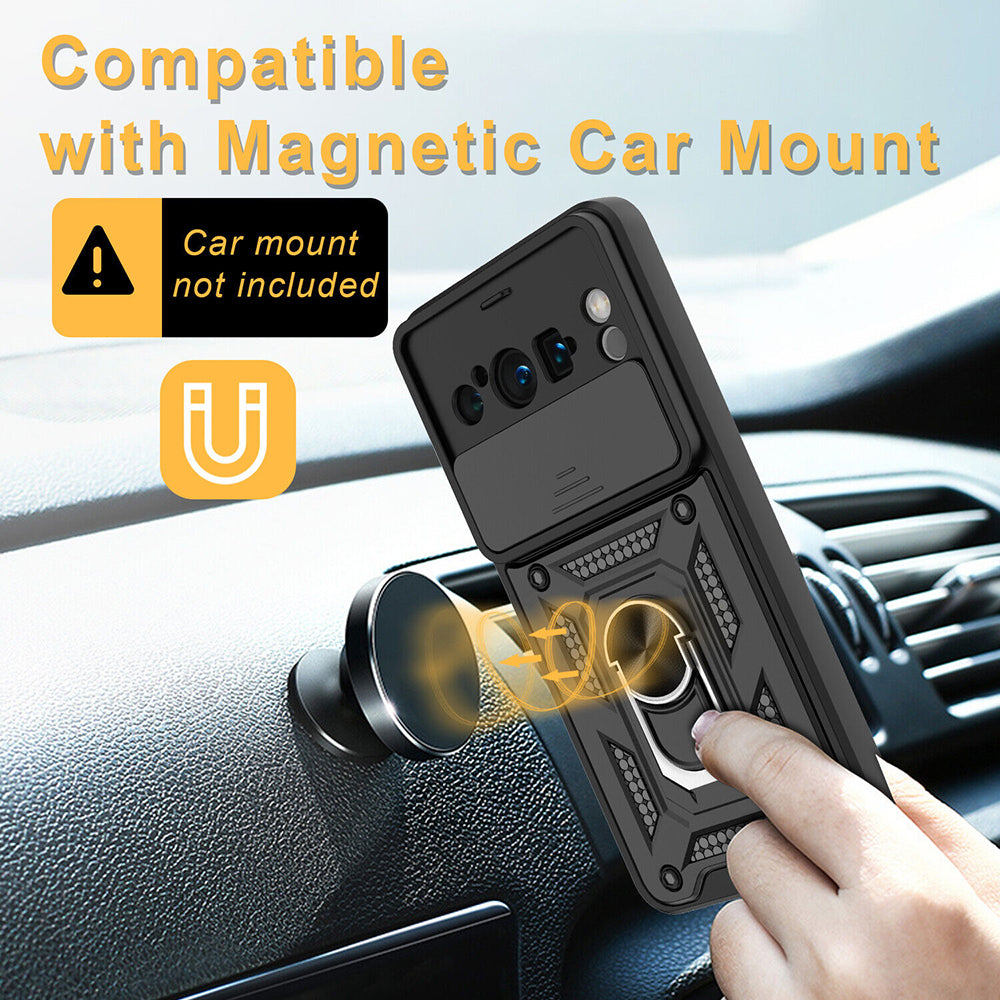 Hülle für Google Pixel 8 Pro, Techsuit, CamShield, Schwarz