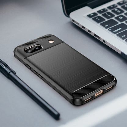 Hülle für Google Pixel 8a, Techsuit, Carbon, Schwarz