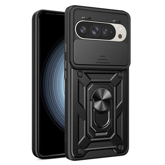 Hülle für Google Pixel 9 / 9 Pro, Techsuit, CamShield, Schwarz