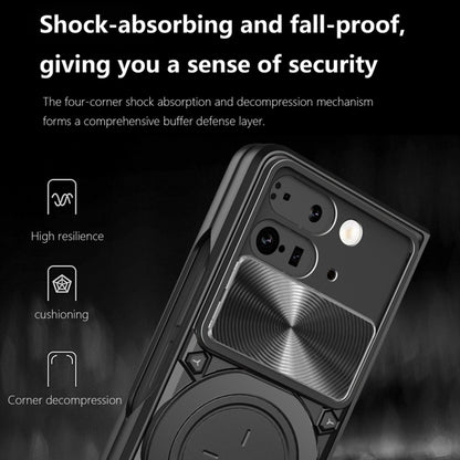 Case for Google Pixel 9 Pro Fold, Techsuit, CamGuard Pro, Red