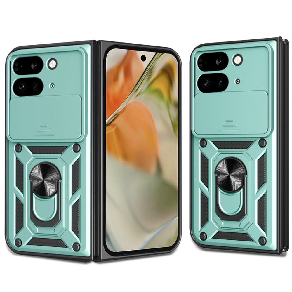 Hülle für Google Pixel 9 Pro Fold, Techsuit, CamShield, Grün