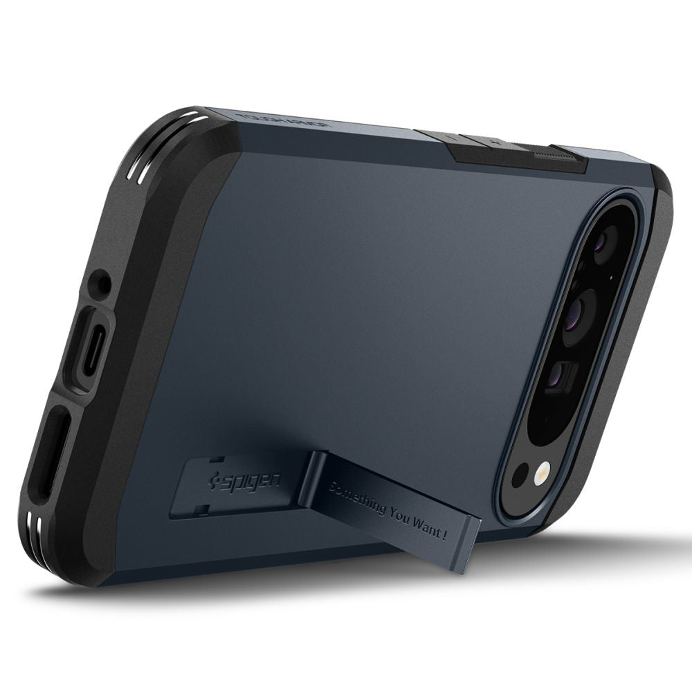 Hülle für Google Pixel 9 Pro XL, Spigen, Tough Armor, Blau