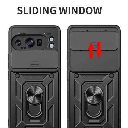Case for Google Pixel 9 Pro XL, Techsuit, CamShield, Black