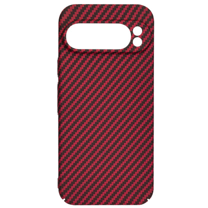 Hülle für Google Pixel 9 Pro XL, Techsuit, Carbonite FiberShell, Rot
