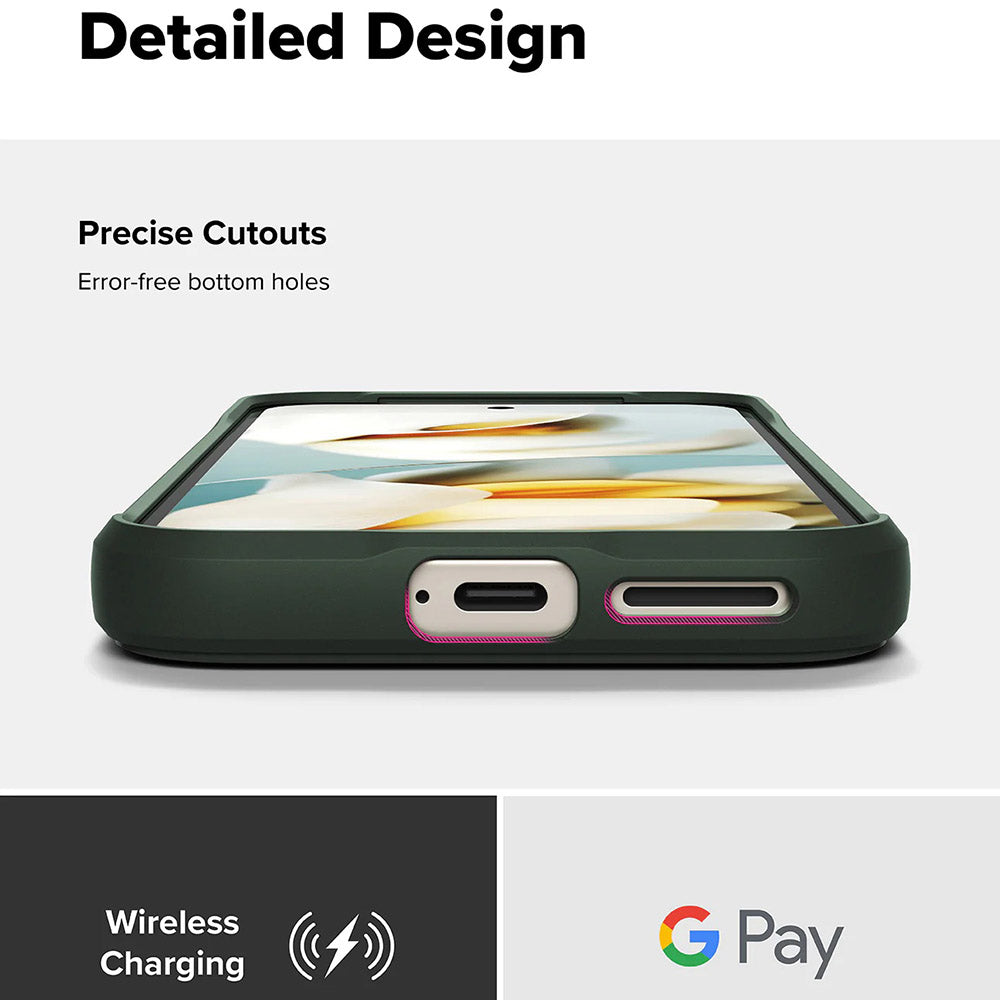 Hülle für Google Pixel 9a, Ringke, Onyx, Dunkelgrün