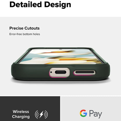 Hülle für Google Pixel 9a, Ringke, Onyx, Dunkelgrün