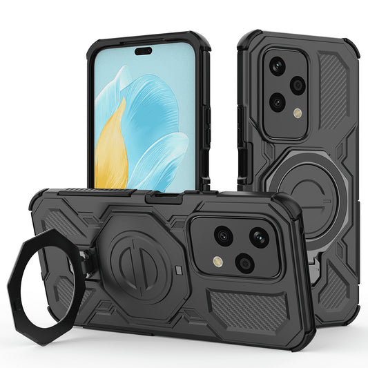 Hülle für Honor 200 Lite, Techsuit, Carbon Shield Pro, Schwarz