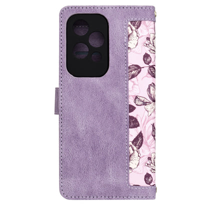 Hülle für Honor 200 Lite, Techsuit, FlipCraft, Lila