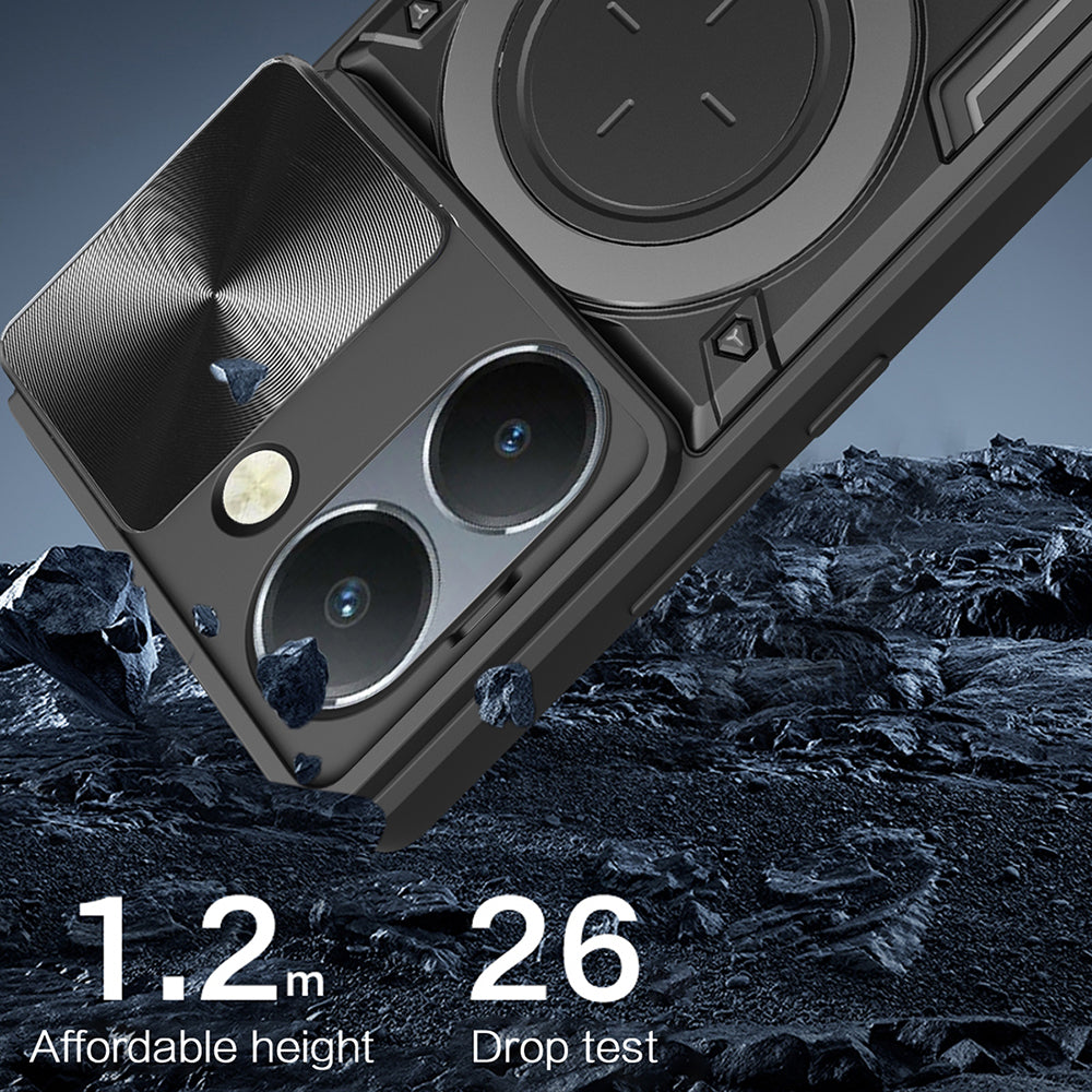 Hülle für Honor 200 Pro, Techsuit, CamGuard Pro, Schwarz