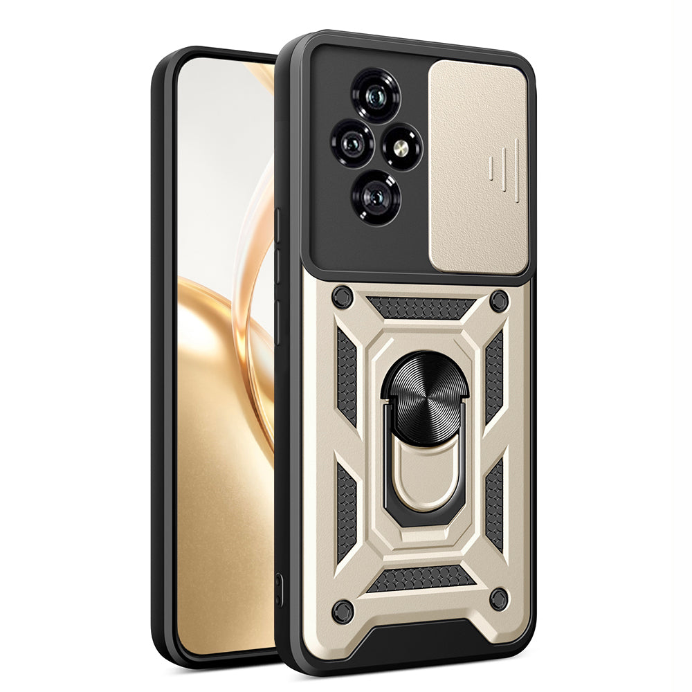 Case for Honor 200, Techsuit, CamShield, Gold