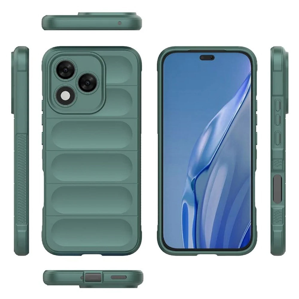 Hülle für Honor 400 Lite, Techsuit, Magic Shield, Grün