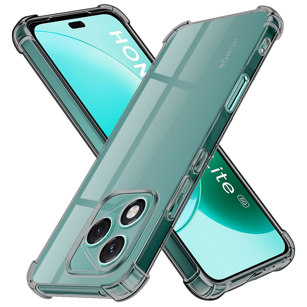 Case for Honor 400 Lite, Techsuit, Shockproof Clear, Smoke