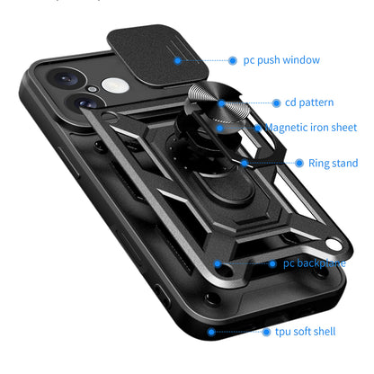 Hülle für Honor 400 Pro, Techsuit, CamShield, Rosa