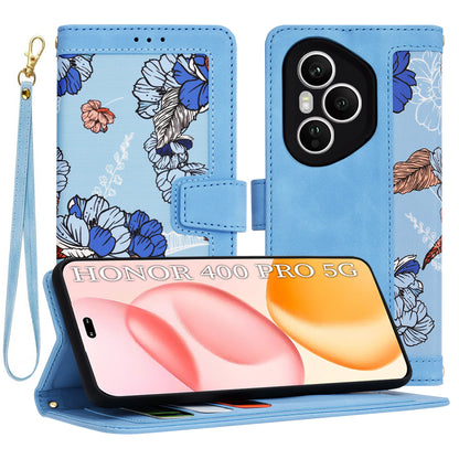 Hülle für Honor 400 Pro, Techsuit, FlipCraft, Blau
