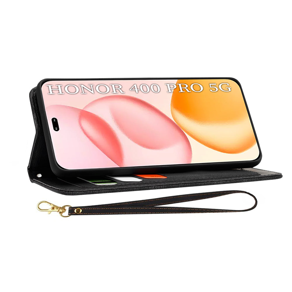 Hülle für Honor 400 Pro, Techsuit, FlipCraft, Schwarz