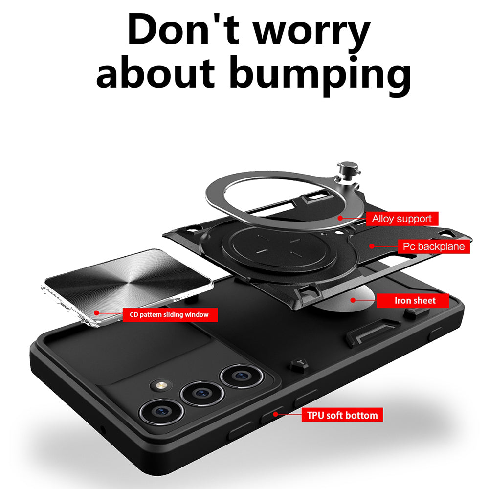 Hülle für Honor 400 Smart 4G / X7d 4G / 400 Smart 5G, Techsuit, CamGuard Pro, Lila