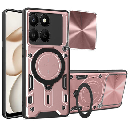 Hülle für Honor 400 Smart 4G / X7d 4G / 400 Smart 5G, Techsuit, CamGuard Pro, Rosa