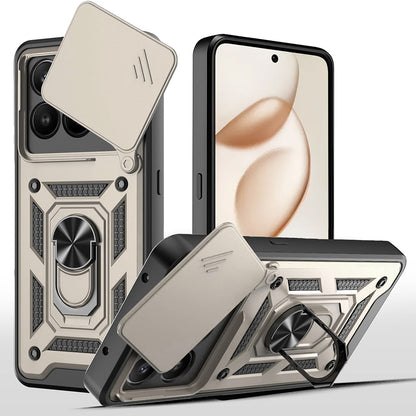 Hülle für Honor 400 Smart 4G / X7d 4G / 400 Smart 5G, Techsuit, CamShield, Gold