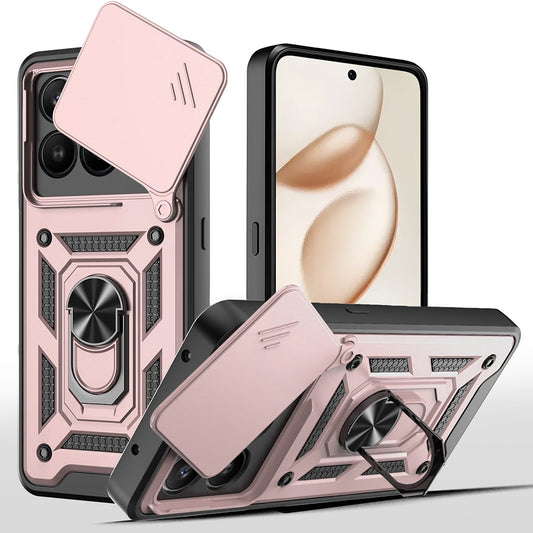 Hülle für Honor 400 Smart 4G / X7d 4G / 400 Smart 5G, Techsuit, CamShield, Rosa