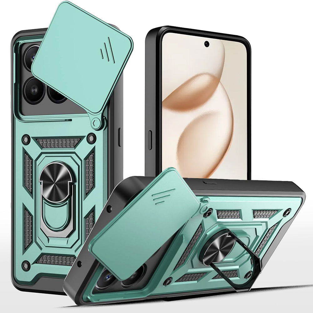 Hülle für Honor 400 Smart 4G / X7d 4G / 400 Smart 5G, Techsuit, CamShield, Grün
