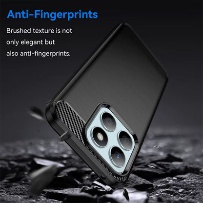 Hülle für Honor 400 Smart 4G / X7d 4G / 400 Smart 5G, Techsuit, Carbon, Schwarz