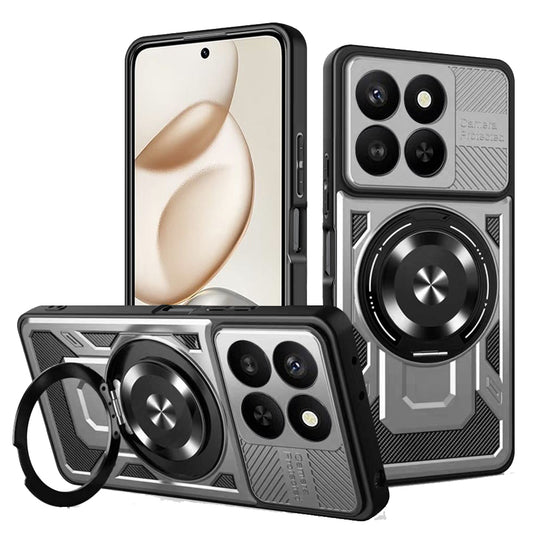 Hülle für Honor 400 Smart 4G / X7d 4G / 400 Smart 5G, Techsuit, RuggedCam, Grau