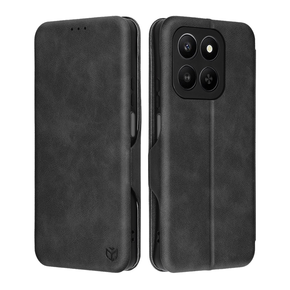 Hülle für Honor 400 Smart 4G / X7d 4G / 400 Smart 5G, Techsuit, Safe Wallet Plus, Schwarz