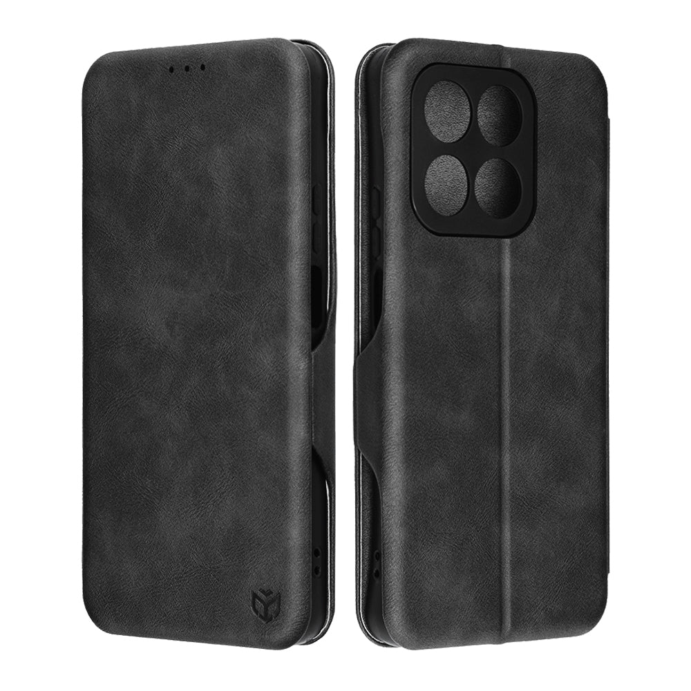 Hülle für Honor 400 Smart 4G / X7d 4G / 400 Smart 5G, Techsuit, Safe Wallet Plus, Schwarz