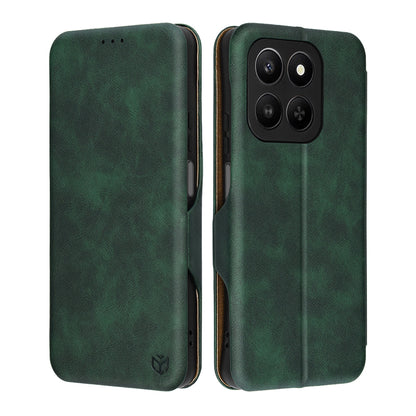 Hülle für Honor 400 Smart 4G / X7d 4G / 400 Smart 5G, Techsuit, Safe Wallet Plus, Grün