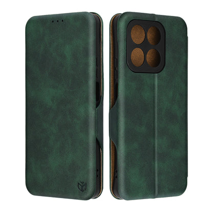 Hülle für Honor 400 Smart 4G / X7d 4G / 400 Smart 5G, Techsuit, Safe Wallet Plus, Grün