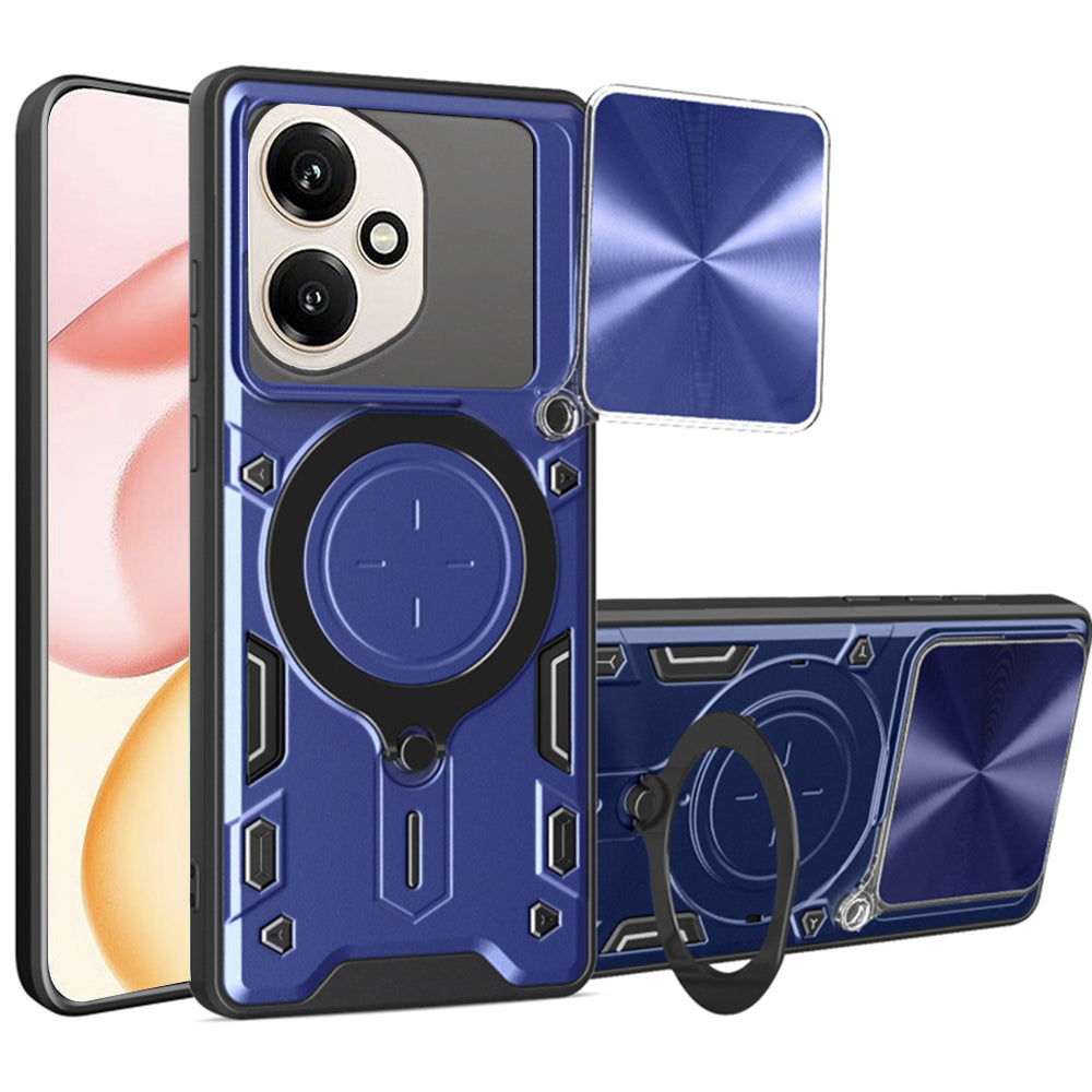 Hülle für Honor 400, Techsuit, CamGuard Pro, Blau