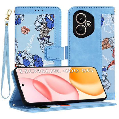Hülle für Honor 400, Techsuit, FlipCraft, Blau