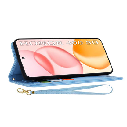 Hülle für Honor 400, Techsuit, FlipCraft, Blau