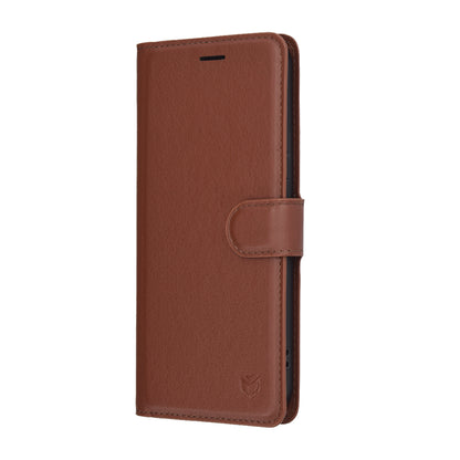 Hülle für Honor 400, Techsuit, Leder-Folio, Braun