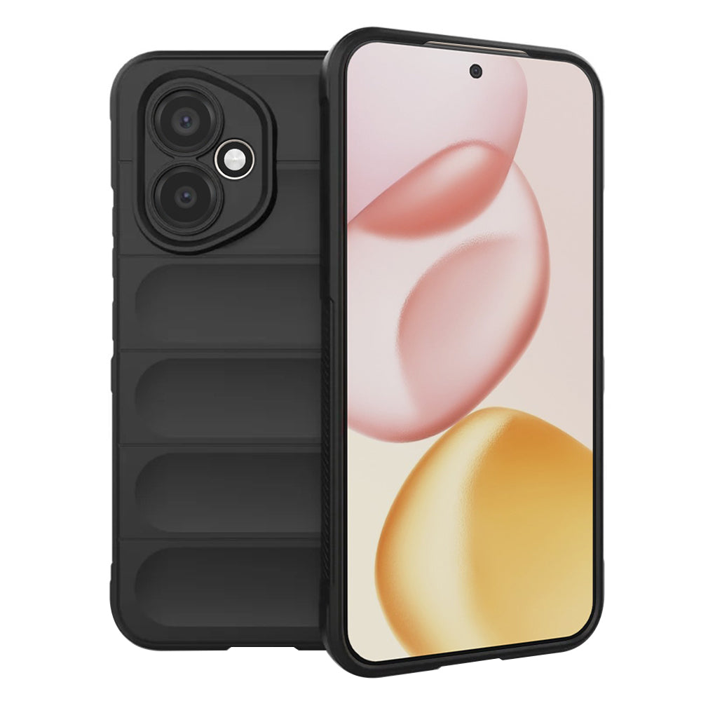 Hülle für Honor 400, Techsuit, Magic Shield, Schwarz