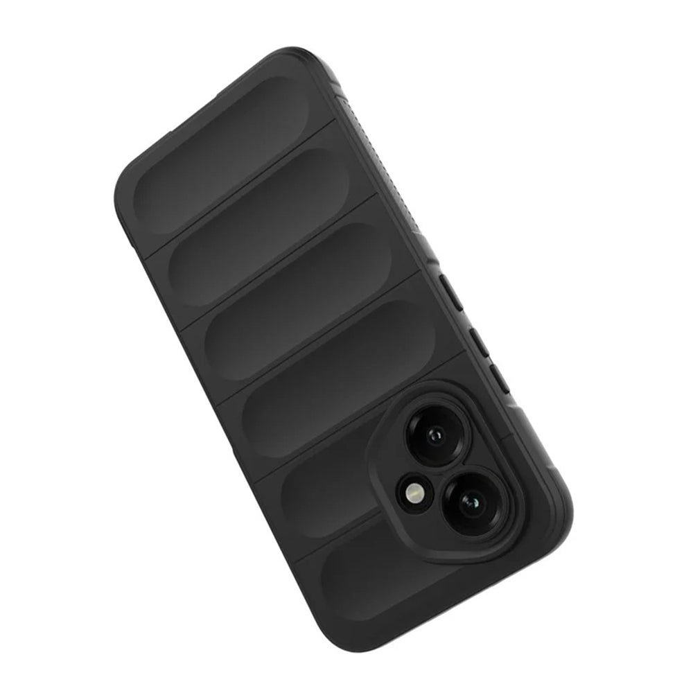 Hülle für Honor 400, Techsuit, Magic Shield, Schwarz