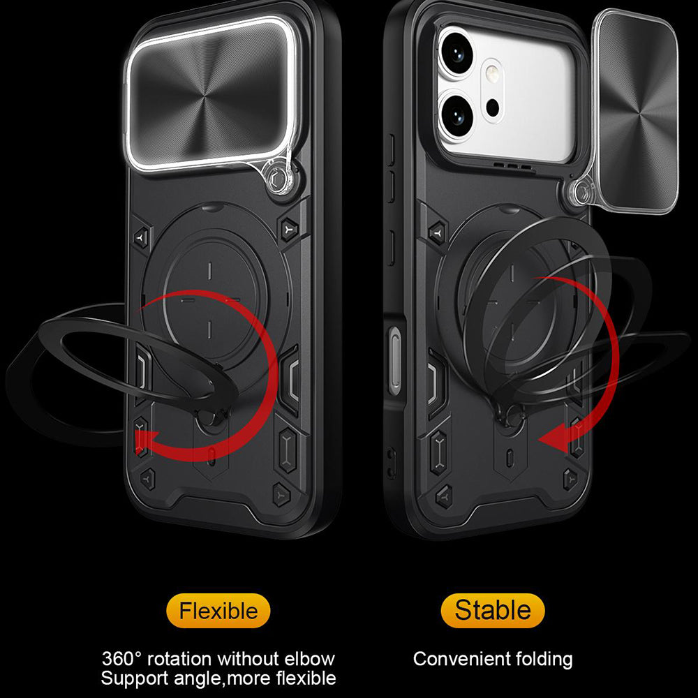 Hülle für Honor 600 Pro / 600, Techsuit, CamGuard Pro, Schwarz