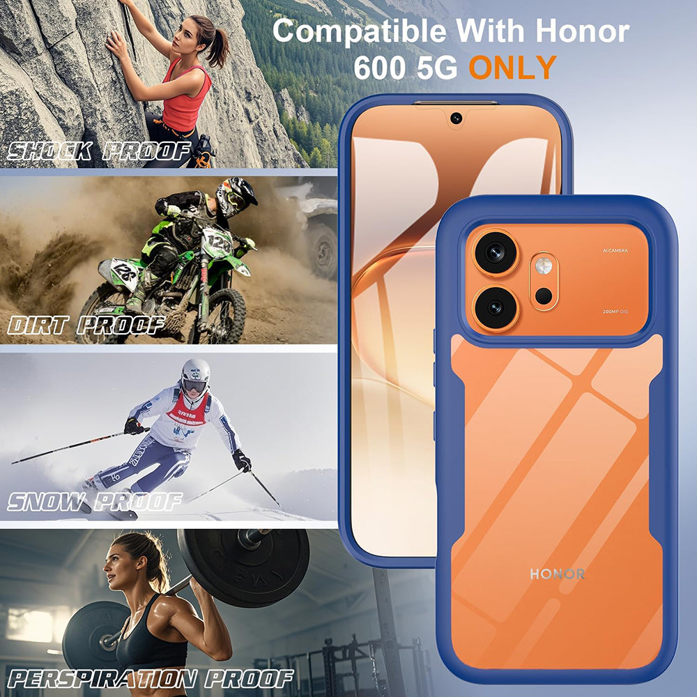 Hülle für Honor 600 Pro / 600, Techsuit, ColorVerse 360, Blau