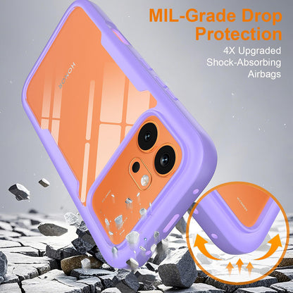 Hülle für Honor 600 Pro / 600, Techsuit, ColorVerse 360, Lila