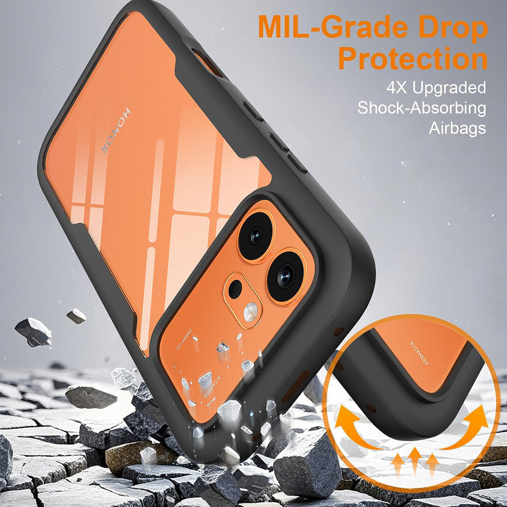 Hülle für Honor 600 Pro / 600, Techsuit, ColorVerse 360, Schwarz