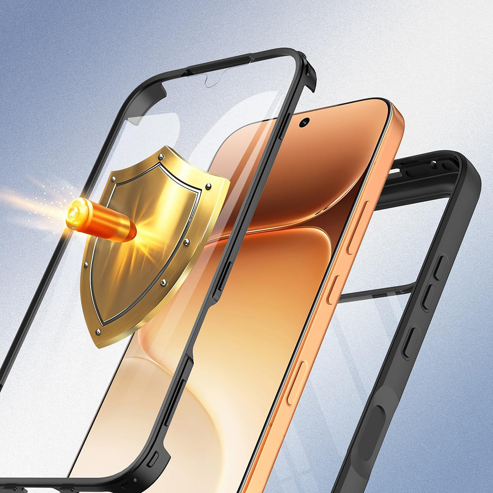 Hülle für Honor 600 Pro / 600, Techsuit, ColorVerse 360, Schwarz