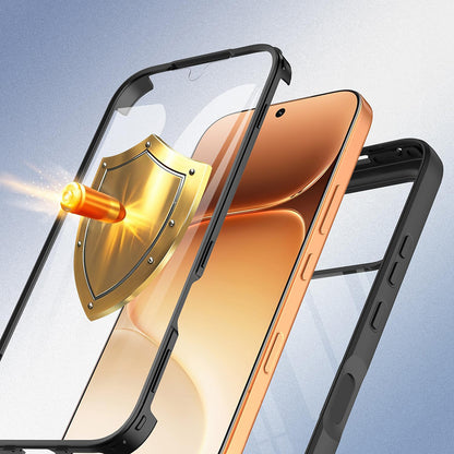 Hülle für Honor 600 Pro / 600, Techsuit, ColorVerse 360, Schwarz