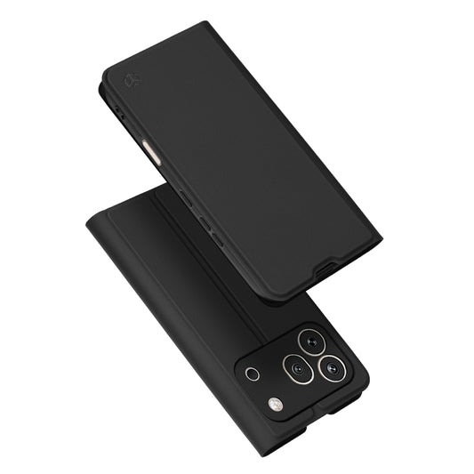 Hülle für Honor 600 Pro, Techsuit, Magskin Book, Schwarz