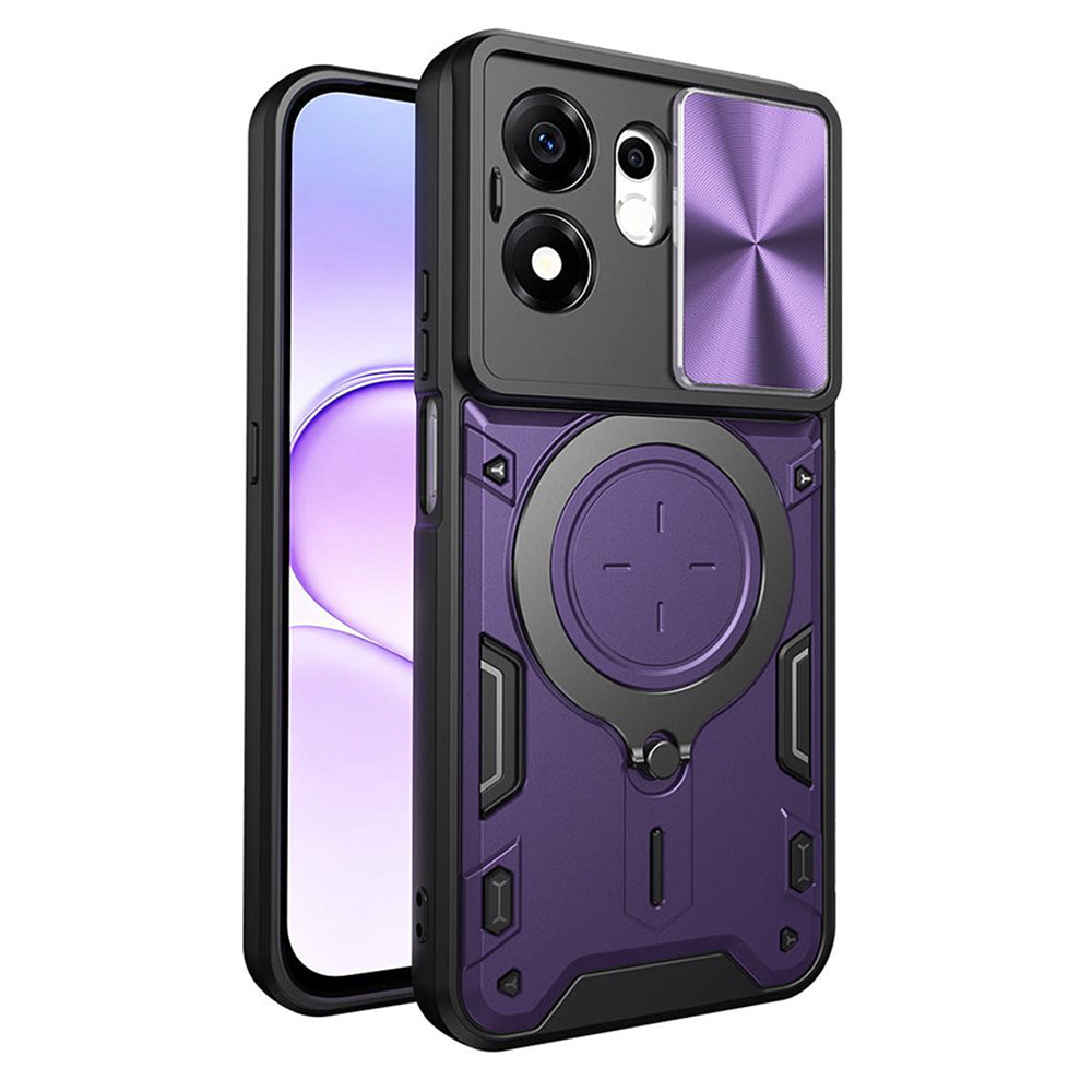 Case for Honor 600 Smart, Techsuit, CamGuard Pro, Purple