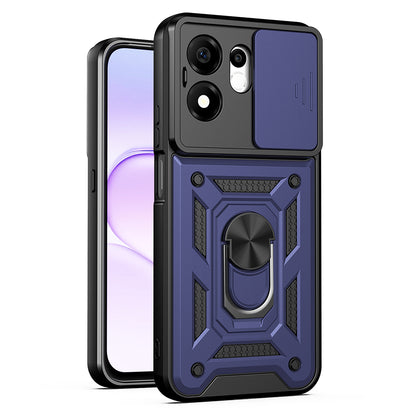Hülle für Honor 600 Smart, Techsuit, CamShield, Blau