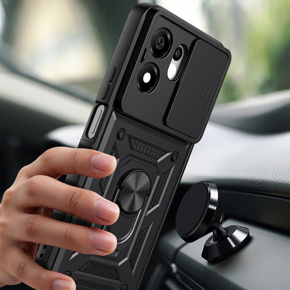 Hülle für Honor 600 Smart, Techsuit, CamShield, Blau