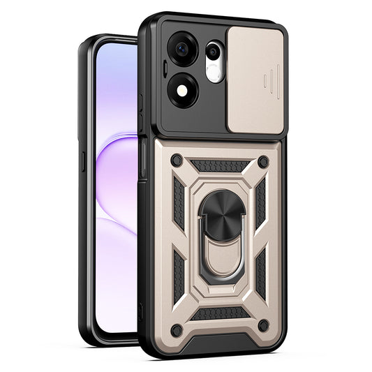 Hülle für Honor 600 Smart, Techsuit, CamShield, Gold